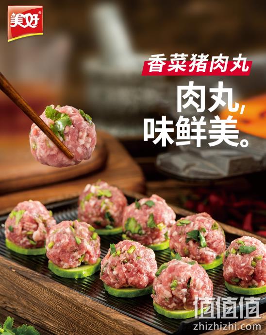 新希望集团旗下 美好 香菜猪肉丸 2斤装（约50个） 新低26.9元包邮 值值值-买手聚集的地方