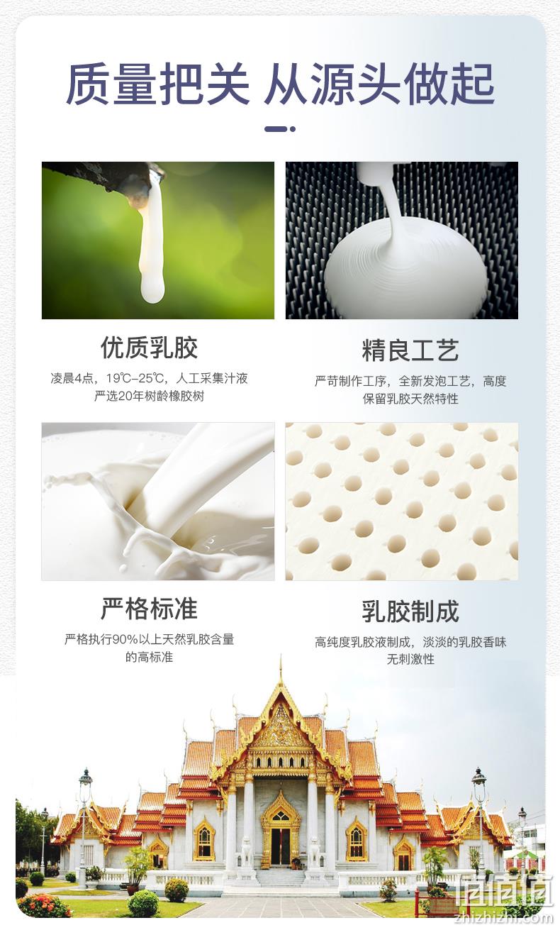 泰国原装进口，90%天然乳胶：PATEX 天然乳胶枕 118元包邮 值值值-买手聚集的地方