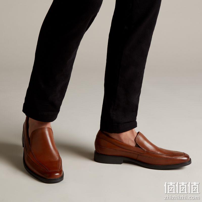 Clarks 其乐 Tilden Free 男士真皮一脚蹬休闲鞋  298.53元 值值值-买手聚集的地方