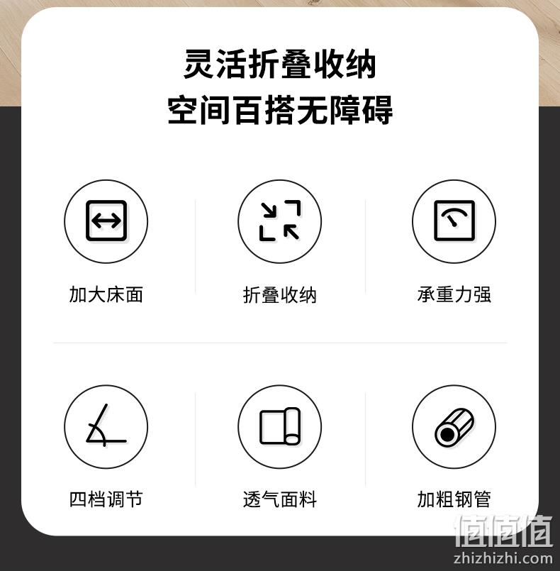 午睡神器，可靠可躺：木兰森 简易便携单人折叠躺椅 49元起包邮 值值值-买手聚集的地方