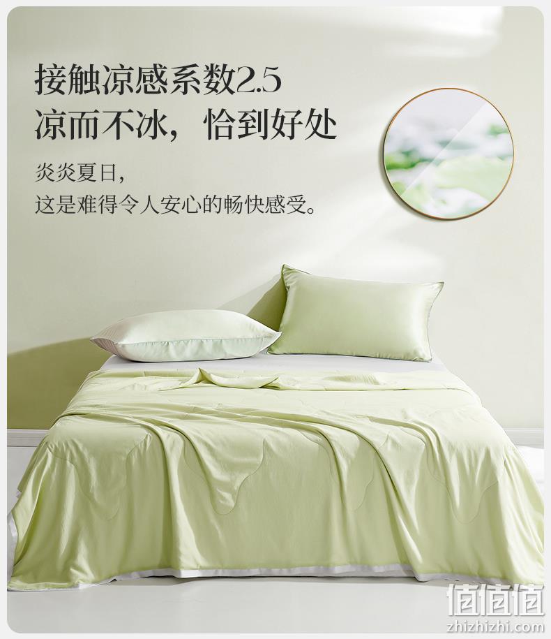 上市企业，100%蚕丝：150x210cm 太湖雪 凉小荷 夏凉空调被 199元起包邮 值值值-买手聚集的地方