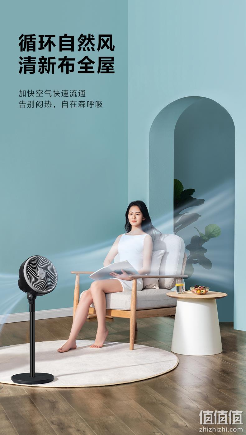 Midea 美的 GAF20CA 空气循环扇 199元包邮 值值值-买手聚集的地方