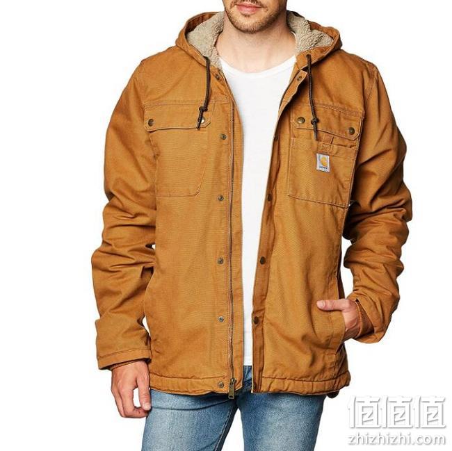新低，亚马逊销冠！美国百年老牌：Carhartt 男士 羊羔绒衬里夹克 Prime折后直邮到手640元（之前推荐777元） 值值值-买手聚集的地方