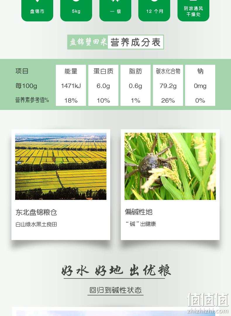 国家地标认证，10斤 燕迎春 盘锦蟹田稻米 GB/T 18824 27.9元包邮 值值值-买手聚集的地方