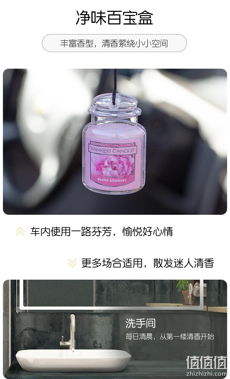 原装进口：Yankee Candle扬基蜡烛 车载固体香熏芳香车卡 30元包邮 值值值-买手聚集的地方