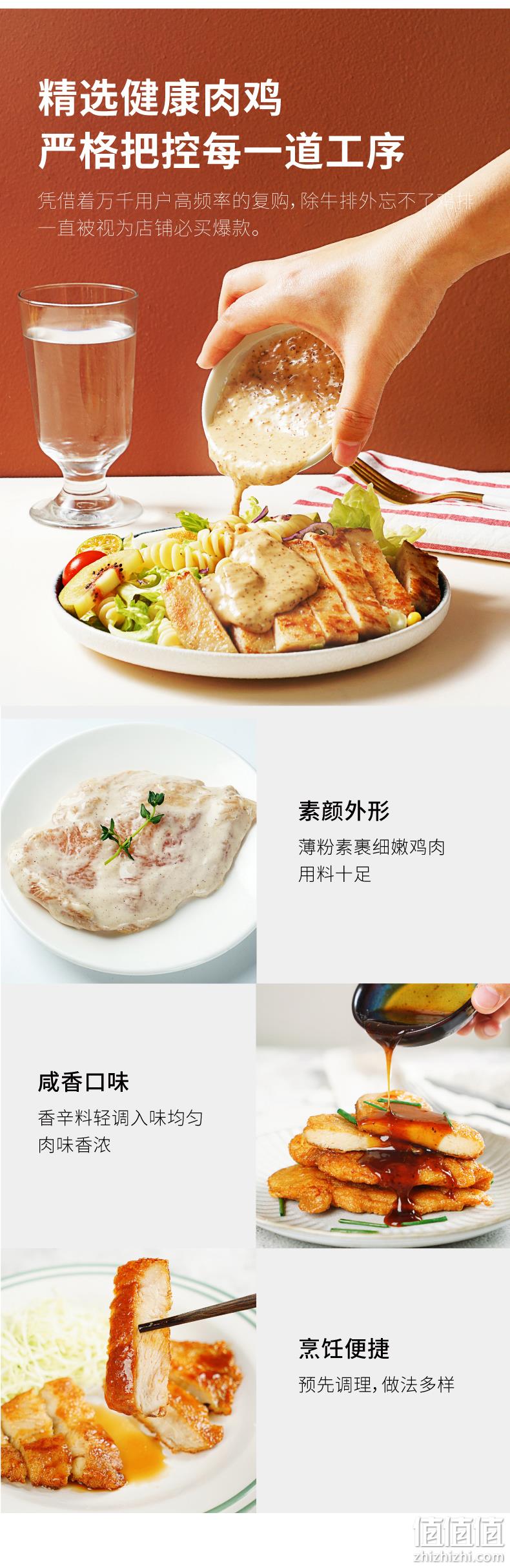 大希地 忘不了大鸡排 135g*10片 送100g鸡排 69元包邮 值值值-买手聚集的地方