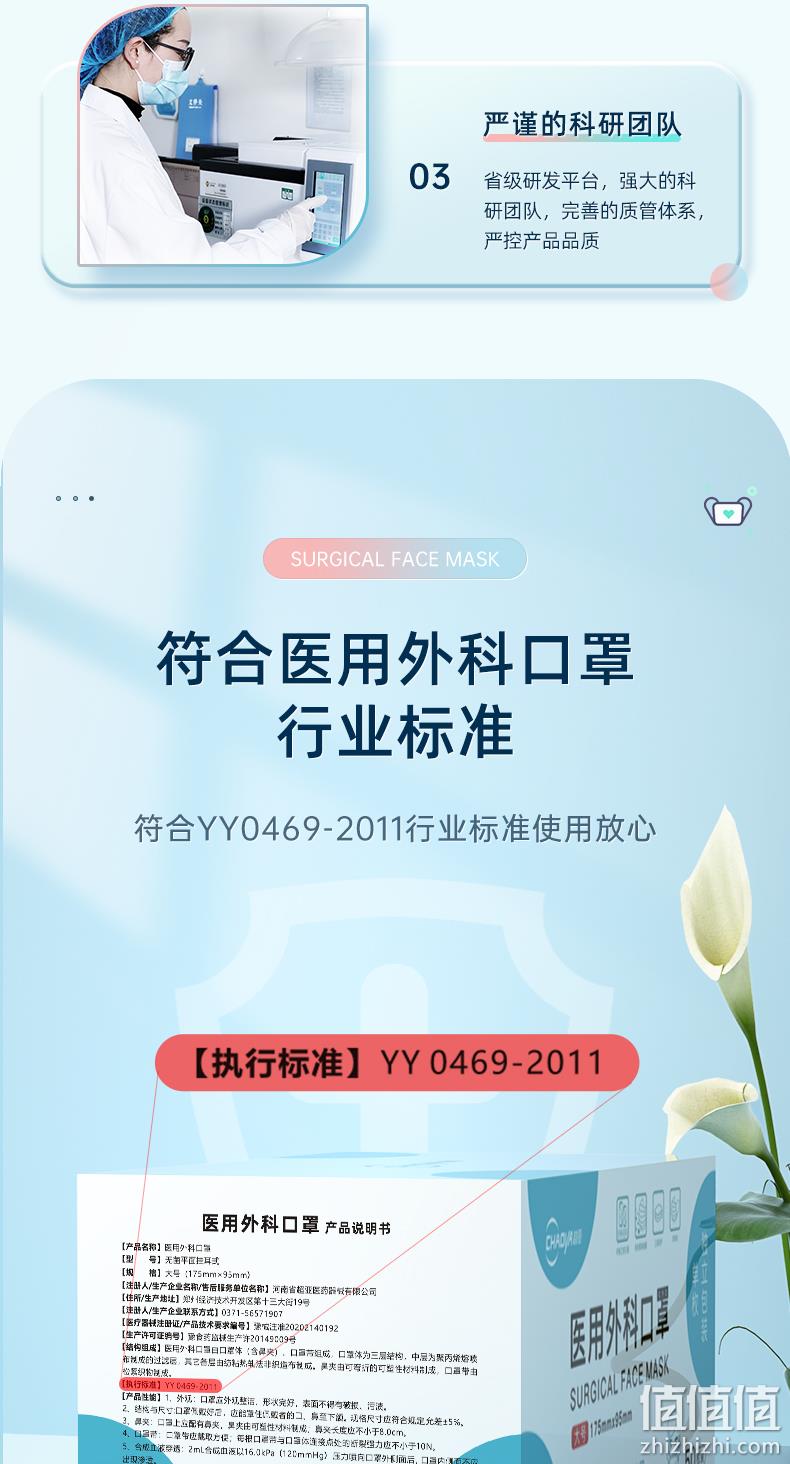 超亚 成人/儿童 一次性医用外科口罩 100只 16.9元包邮 值值值-买手聚集的地方