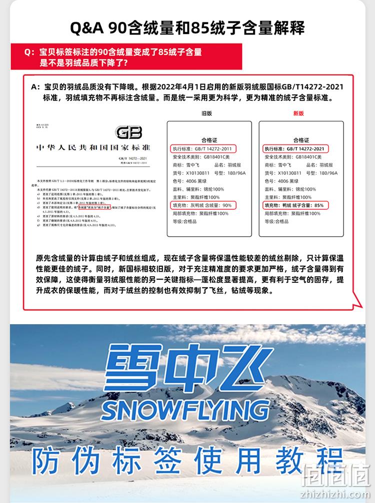 雪中飞 女士 轻暖鹅绒 短款羽绒服 199元包邮 值值值-买手聚集的地方