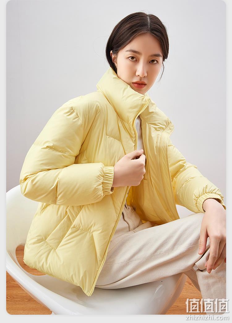 雪中飞 女士 轻暖鹅绒 短款羽绒服 199元包邮 值值值-买手聚集的地方