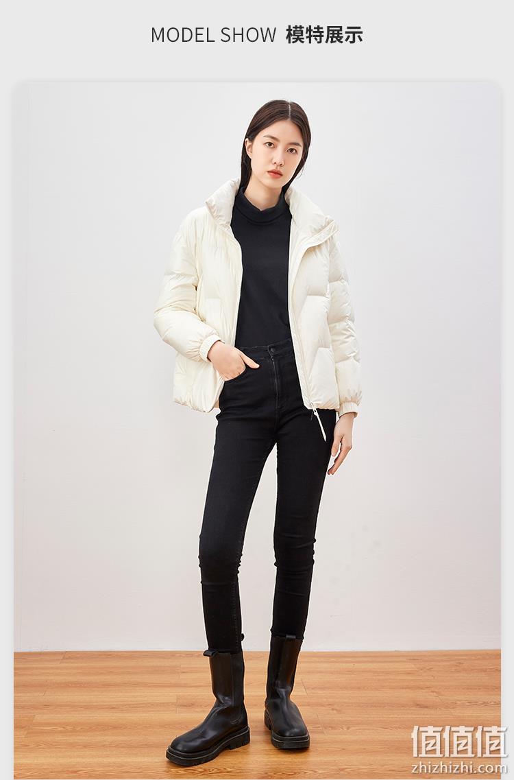 雪中飞 女士 轻暖鹅绒 短款羽绒服 199元包邮 值值值-买手聚集的地方