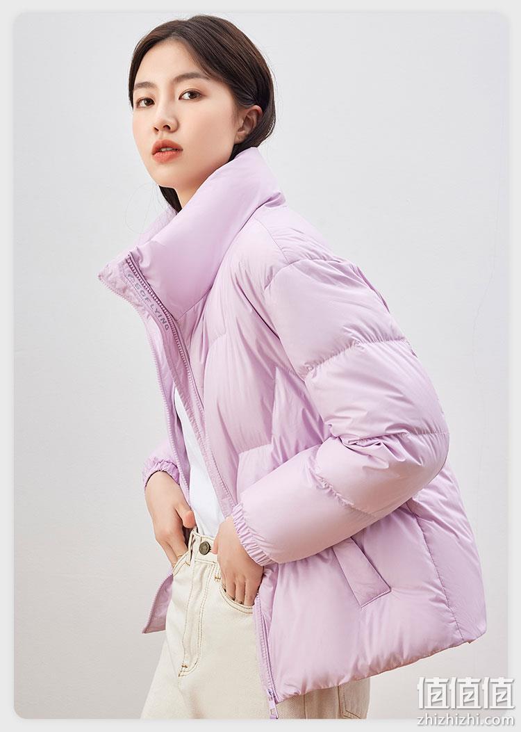 雪中飞 女士 轻暖鹅绒 短款羽绒服 199元包邮 值值值-买手聚集的地方
