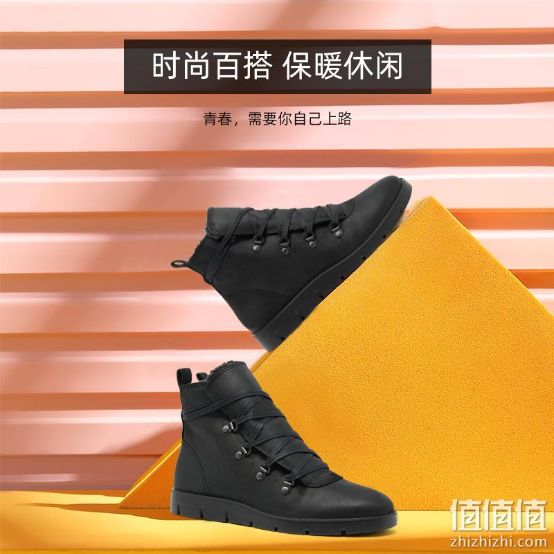 UK4码，ECCO 爱步 Bella系列 女士高帮休闲鞋短靴 282293 494.08元 值值值-买手聚集的地方