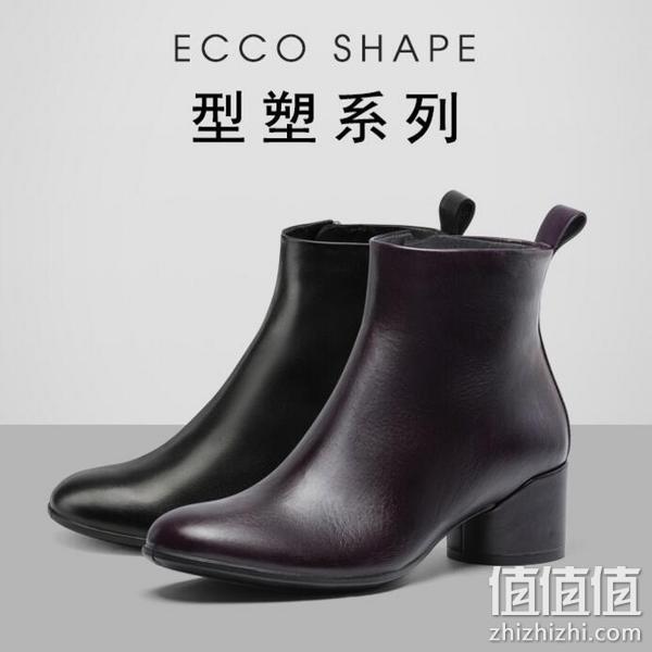 ECCO 爱步 Shape 35型塑系列 女士反绒真皮短靴 281833 570.35元（天猫旗舰店2199元） 值值值-买手聚集的地方