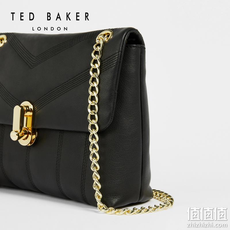 Ted Baker 泰德贝克 阚清子同款 女士头层牛皮翻盖斜挎包单肩包 255527 572.73元（天猫折后1790元） 值值值-买手聚集的地方
