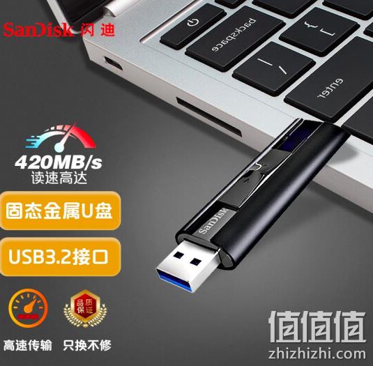 SanDisk 闪迪 至尊超极速 CZ880 256GB USB 3.2 固态闪存盘 新低279元包邮（需领券） 值值值-买手聚集的地方