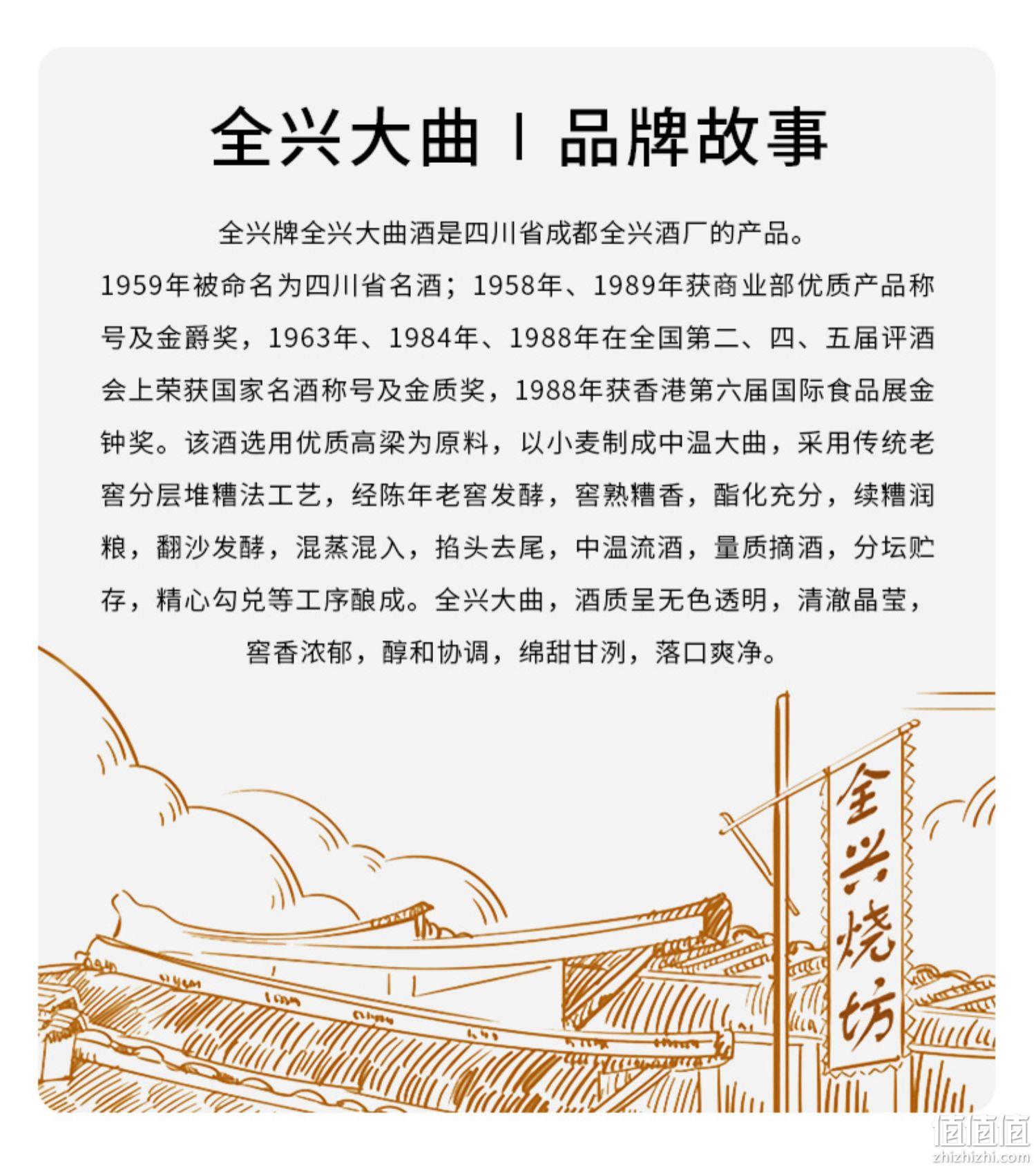老八大名酒，全兴头曲 复刻版 50度浓香型白酒500mL礼盒装*6件 258元包邮（折43元/瓶） 值值值-买手聚集的地方