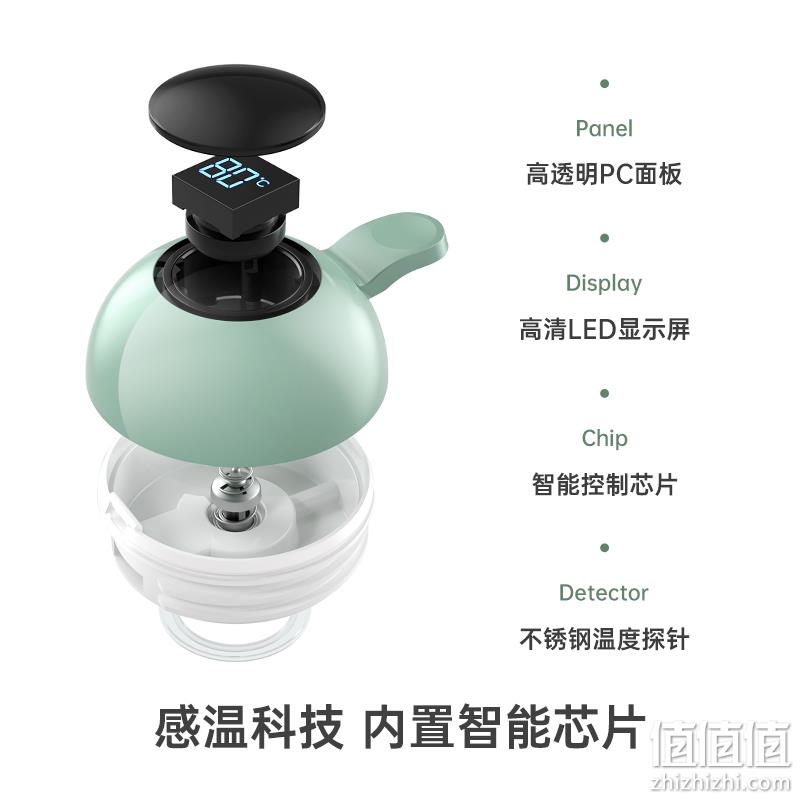 物生物 JV02200405 智能显温保温壶 1.5L 多色 55元包邮（需领券） 值值值-买手聚集的地方