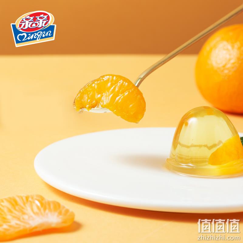 亲亲 桔子果肉果冻 450g*3件 19.7元包邮（拍3件） 值值值-买手聚集的地方