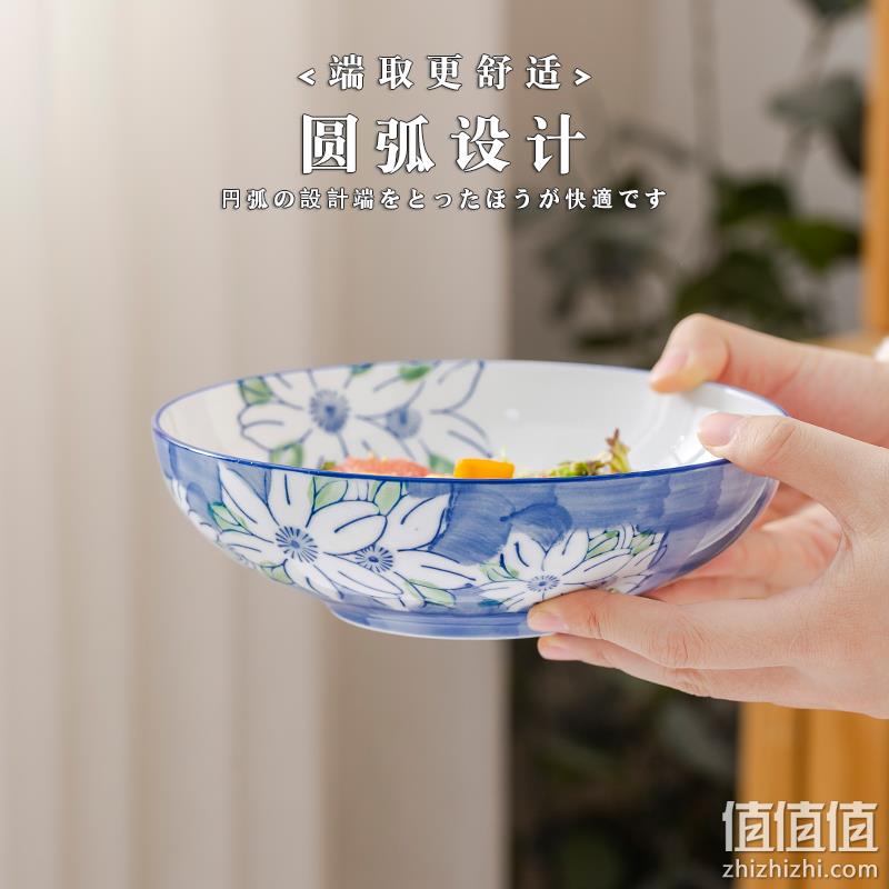 釉下彩，宋青窑 陶瓷多功用浅式碗3件套（大中小各一个） 史低17.8元包邮（需领券） 值值值-买手聚集的地方