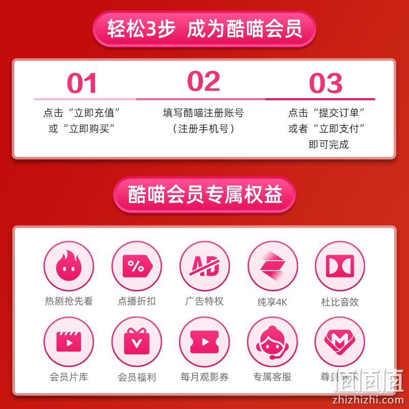 TV可用，优酷 酷喵 VIP年卡会员 12个月 支持TV电视 四端通用 228元秒充（需领券） 值值值-买手聚集的地方