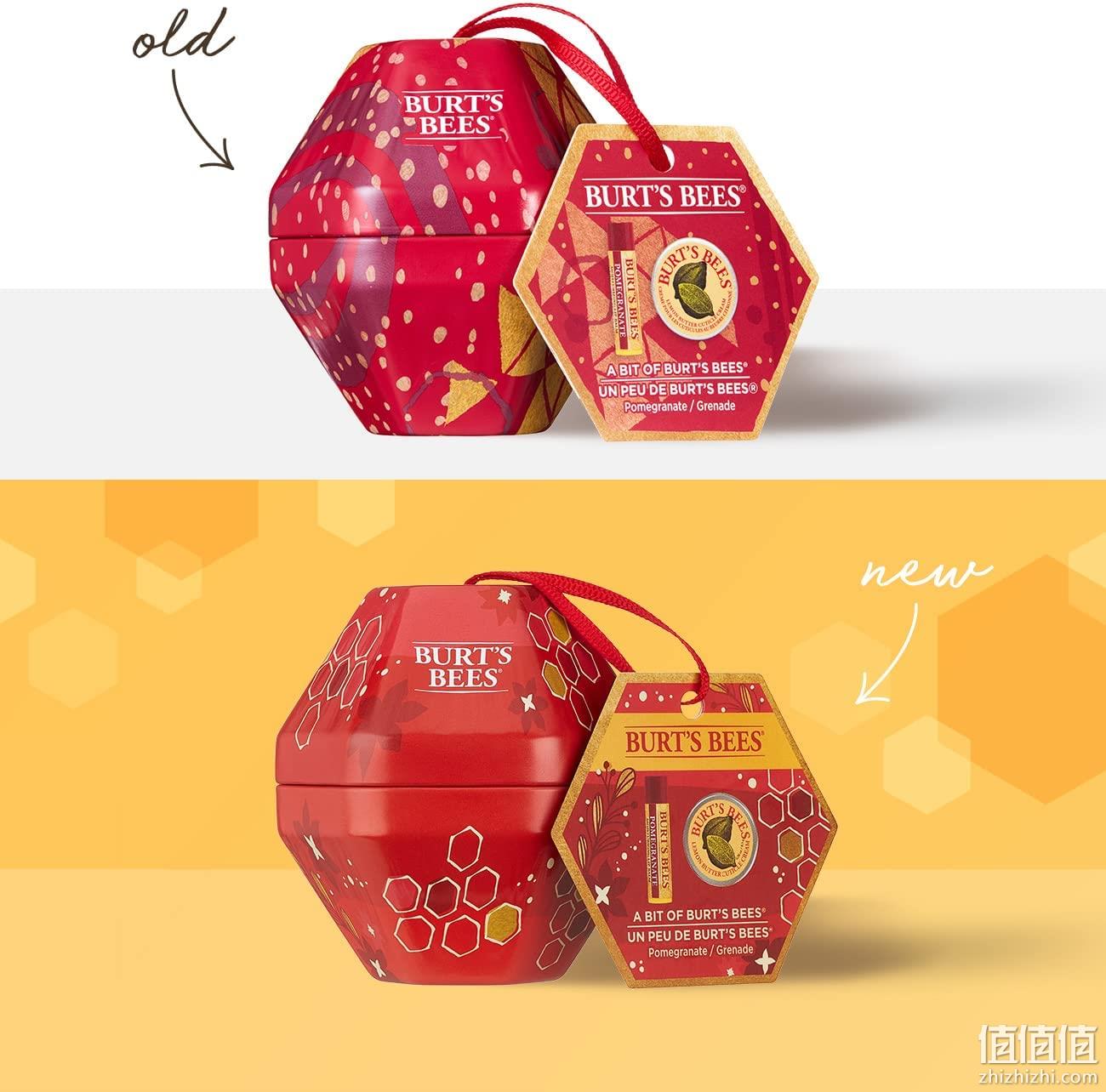 Burt's Bees 小蜜蜂 石榴礼品套装（唇膏4.25g+指甲修护霜8.5g） 42.12元 值值值-买手聚集的地方