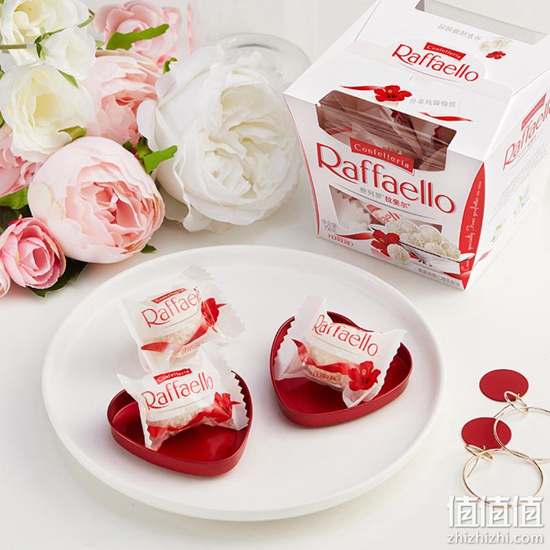 31日20点，Ferrero Rocher 费列罗 Raffaello 拉斐尔 椰蓉扁桃仁糖果酥球45粒 81.7元包邮（双重优惠） 值值值-买手聚集的地方