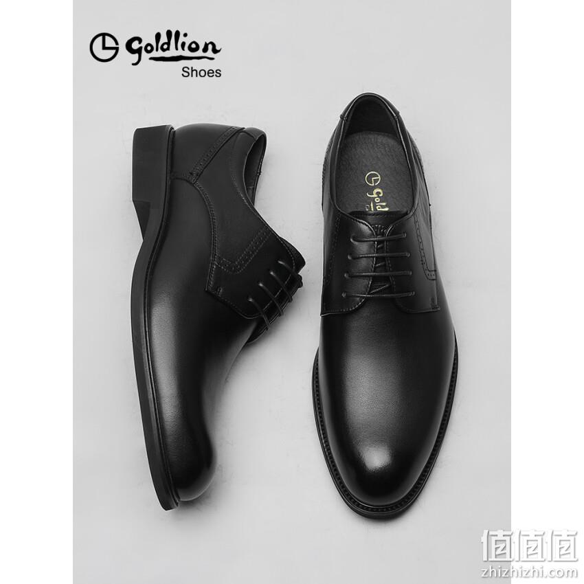Goldlion 金利来 男士轻质商务正装皮鞋 58083057101A 299元包邮 值值值-买手聚集的地方