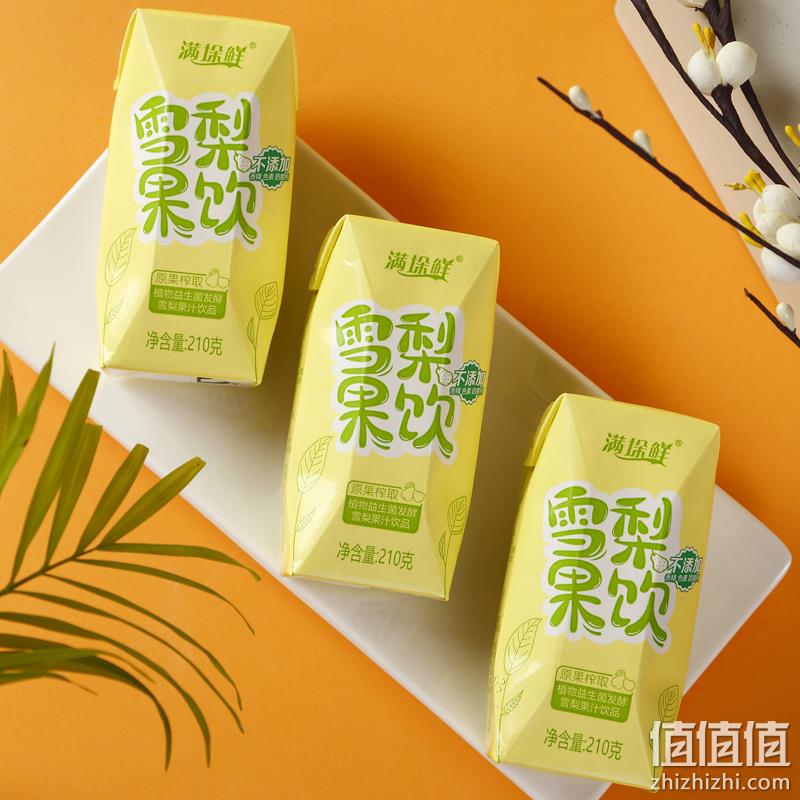 满垛鲜 雪梨果汁饮料 210g*10瓶 19.9元包邮（需领券） 值值值-买手聚集的地方