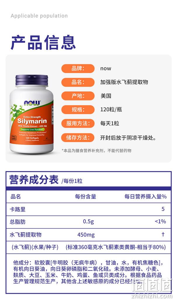 保肝护肝，Now Foods 诺奥 加强型水飞蓟胶囊450mg*120粒 159.83元 值值值-买手聚集的地方