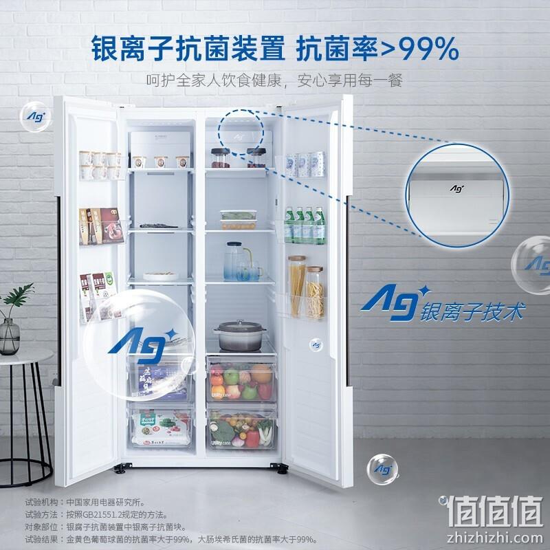 Panasonic 松下 NR-JB57WPA-W 风冷无霜对开门冰箱 570升 新低4590元包邮（需定金） 值值值-买手聚集的地方