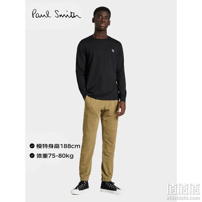 Paul Smith 保罗·史密斯 斑马系列 经典款黑色长袖T恤 M2R-828R-AZEBRA-79-S 310元包邮（需领券） 值值值-买手聚集的地方