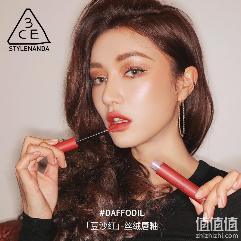 3CE 三熹玉 怪美系列 丝绒哑光唇釉 *2件（赠手持镜+粉底液+挎包） 134.8元包邮（史低58.65元/支） 值值值-买手聚集的地方