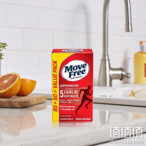 Schiff 旭福 Move Free 维骨力 红盒基础保健配方160粒 116元（可3件9折） 值值值-买手聚集的地方