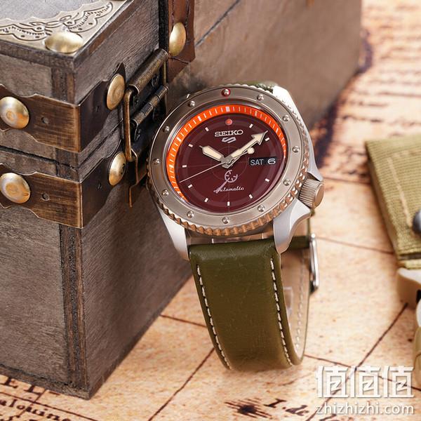 直降200元！PLUS会员，Seiko 精工 航海王IP限量款 男士机械腕表 SRPF59K1 644元包邮（多重优惠） 值值值-买手聚集的地方