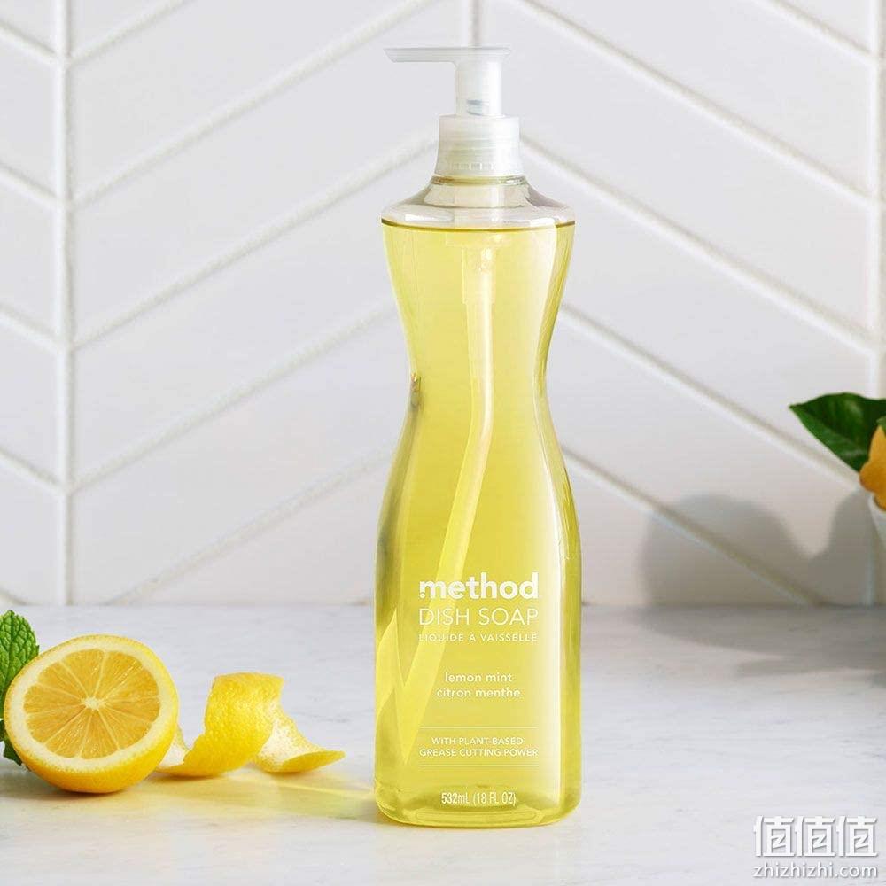 美国高端时尚清洁品牌，​Method 美方洁 柠檬薄荷香型餐具洗洁精 532ml*6瓶装 新低133.25元（折24.23元/瓶） 值值值-买手聚集的地方