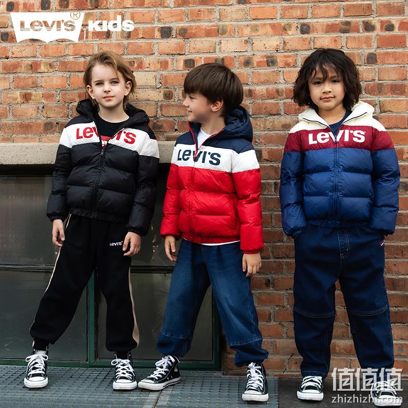 Levi's 李维斯 男童加厚连帽棉服（110-160码） 219元包邮（需领券） 值值值-买手聚集的地方