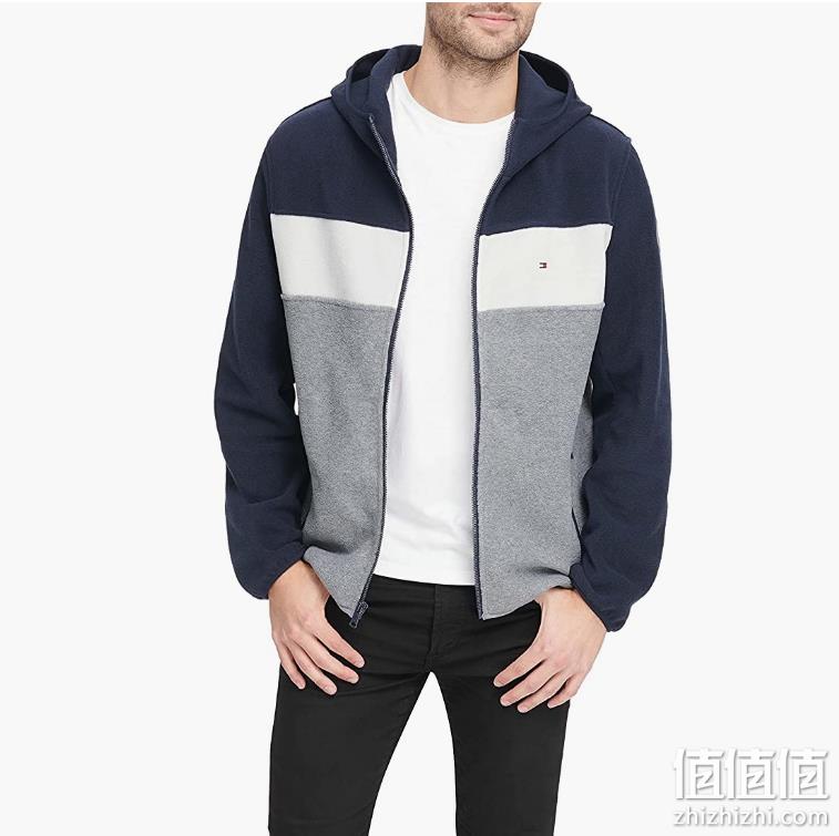 Tommy Hilfiger 汤米·希尔费格 男式连帽抓绒外套 323.24元 值值值-买手聚集的地方