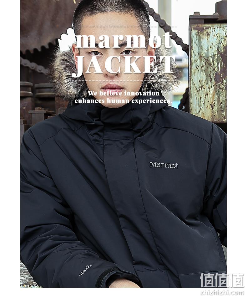 直降￥500！Marmot 土拨鼠 Steinway 男士中长款700蓬带毛领羽绒服V41640/V73980 多 新低949元包邮（可3期免息） 值值值-买手聚集的地方