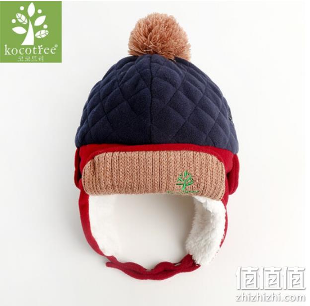 Kocotree KK树 儿童加厚保暖护耳雷锋帽 19.9元包邮（需领券） 值值值-买手聚集的地方