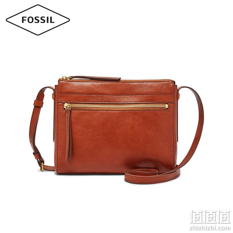 Fossil 化石 Campbell系列 女士真皮单肩斜挎包 SHB2000001/SHB2000210 新低353元包邮（双重优惠） 值值值-买手聚集的地方