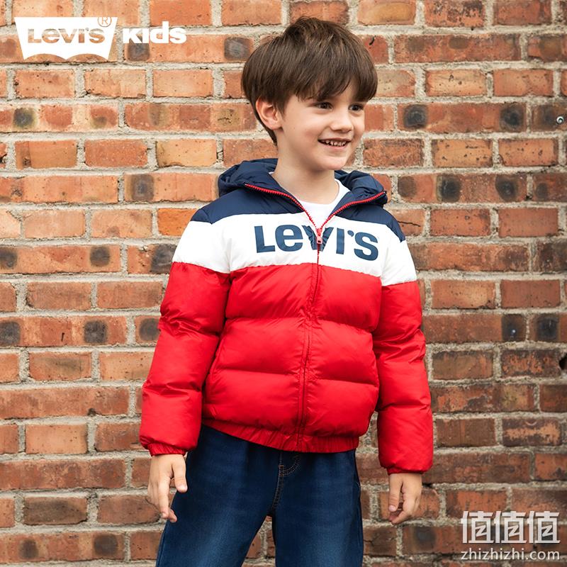 Levi's 李维斯 男童加厚连帽棉服（110-160码） 219元包邮（需领券） 值值值-买手聚集的地方