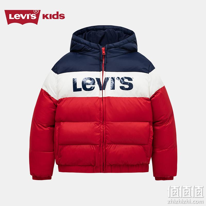 Levi's 李维斯 男童加厚连帽棉服（110-160码） 219元包邮（需领券） 值值值-买手聚集的地方