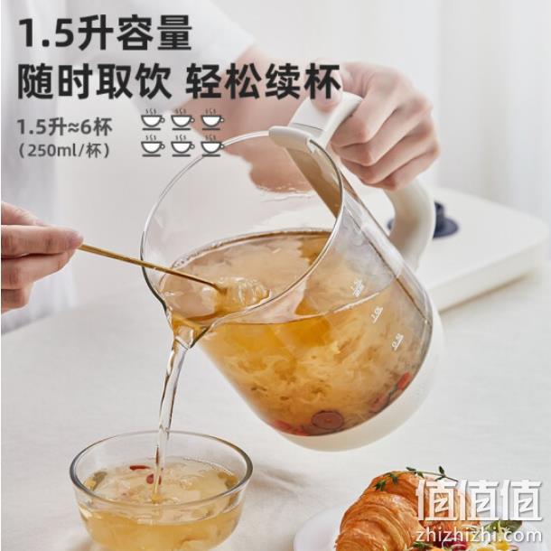 Bear 小熊 YSH-E15G1 多功能养生壶 1.5L 89元包邮（双重优惠） 值值值-买手聚集的地方
