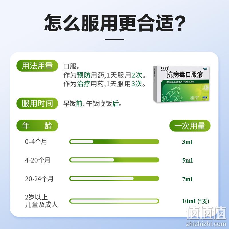 999 三九 抗病毒口服液 12支*2件 19.96元包邮（双重优惠） 值值值-买手聚集的地方