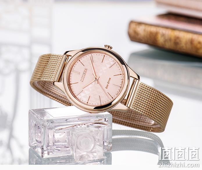Citizen 西铁城 EM0503-83X 女士玫瑰钢带光动能腕表 697.98元（天猫旗舰店折后1110元） 值值值-买手聚集的地方