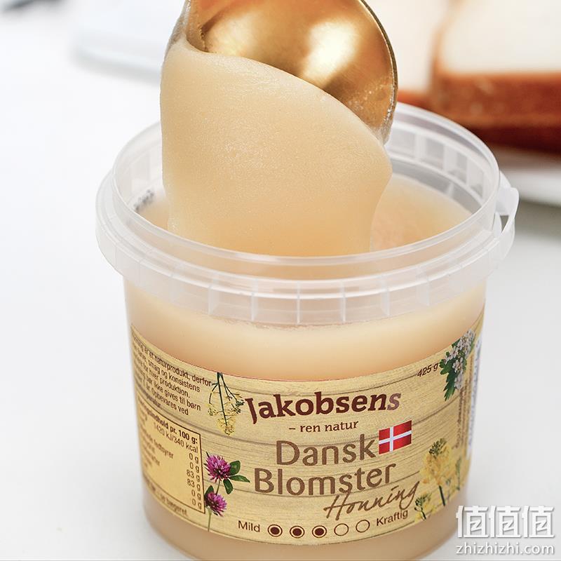 丹麦进口，Jakobsens 百花结晶蜂蜜 400g*2件 52.72元包邮（26.36元/件） 值值值-买手聚集的地方