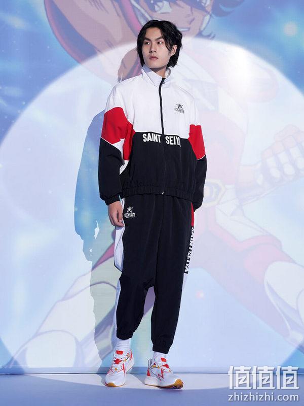 361° 361度 圣斗士星矢联名款 男士经典运动休闲夹克 49元包邮（需领券） 值值值-买手聚集的地方