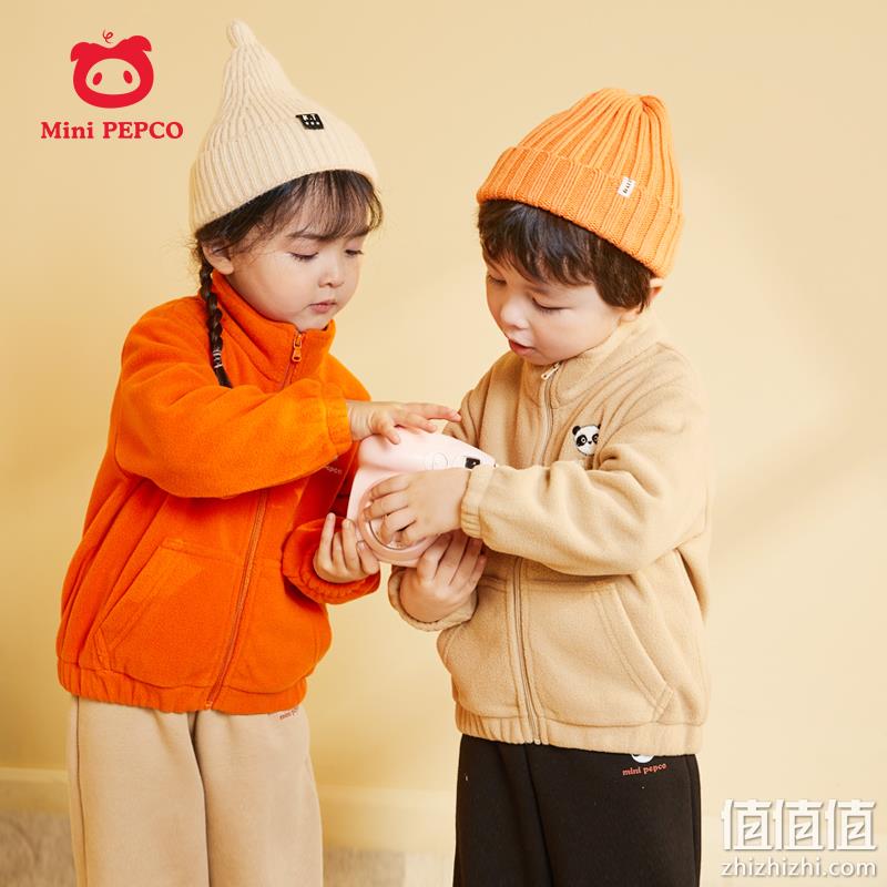 小猪班纳 男/女童摇粒绒保暖上衣外套（90~140码） 多色 59元包邮（需领券） 值值值-买手聚集的地方