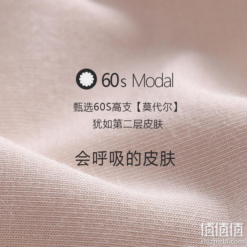 Kappa 60S莫代尔提臀抑菌女士高腰平角内裤 3条装 39元包邮(需领券) 值值值-买手聚集的地方