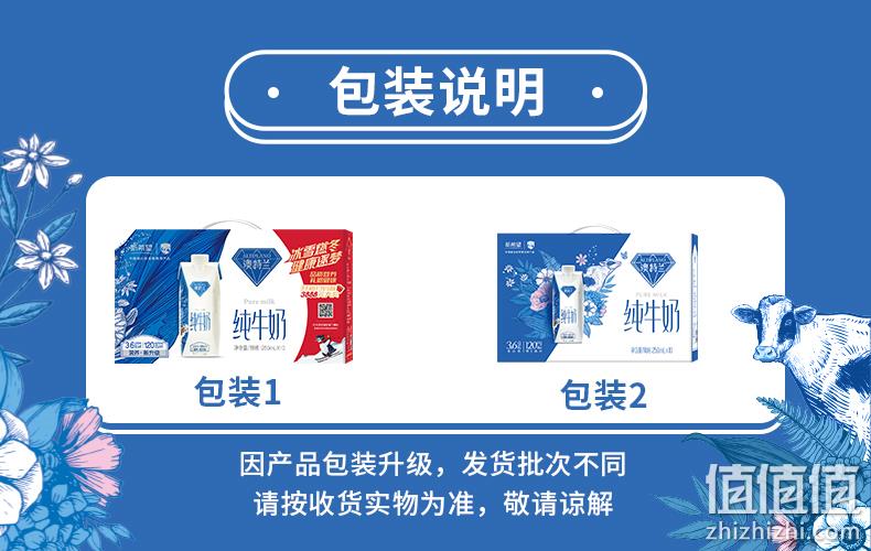 新希望 澳特兰 梦幻盖纯牛奶 整箱250ml*10盒*2箱 69.8元包邮（34.9元/件） 值值值-买手聚集的地方